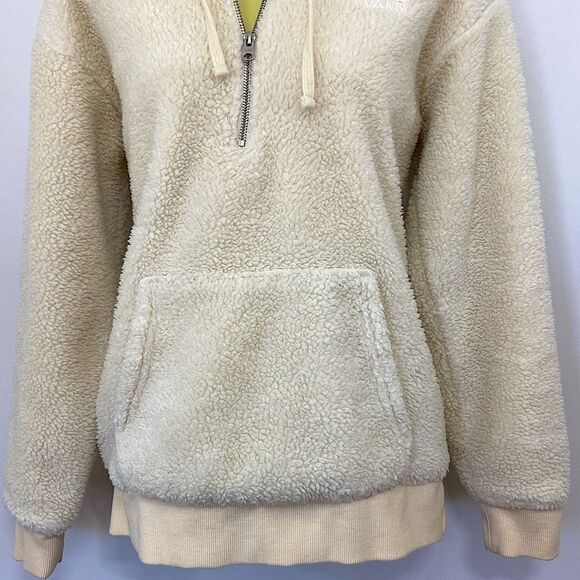 Vans jacket Sherpa Creme Collar NWOT Sz Small - Picture 3 of 7